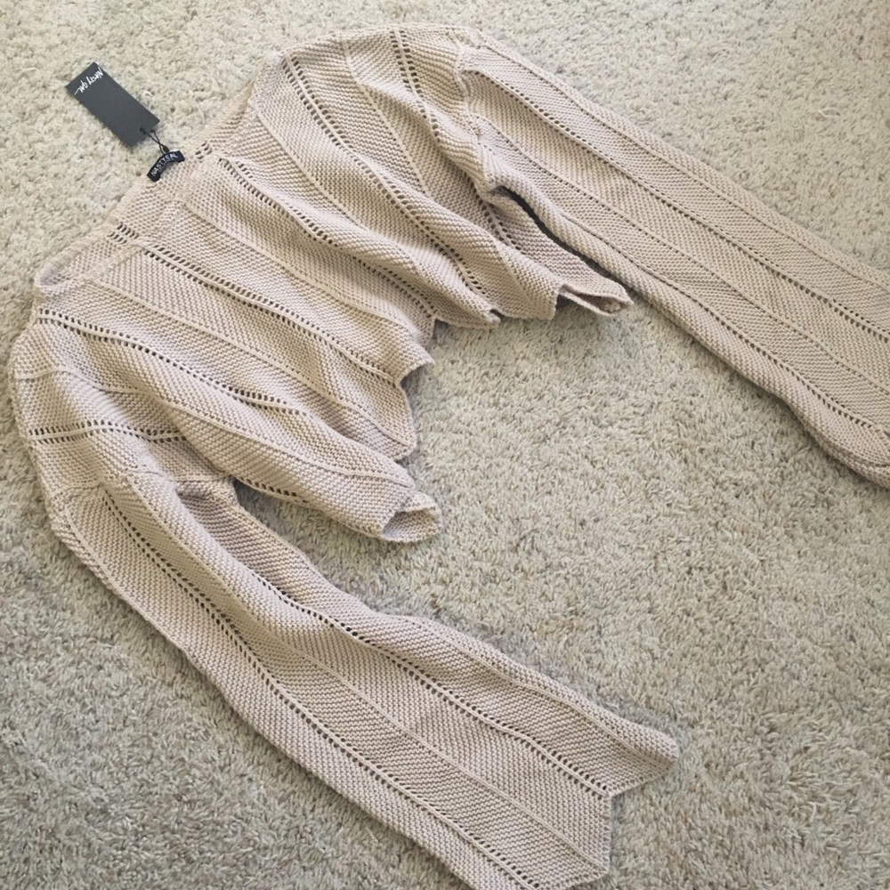 Nasty Gal Cropped Lounge Knit Top